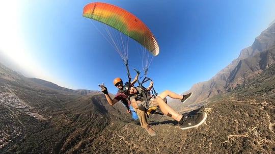 Voo de Parapente - Cajón del Maipo